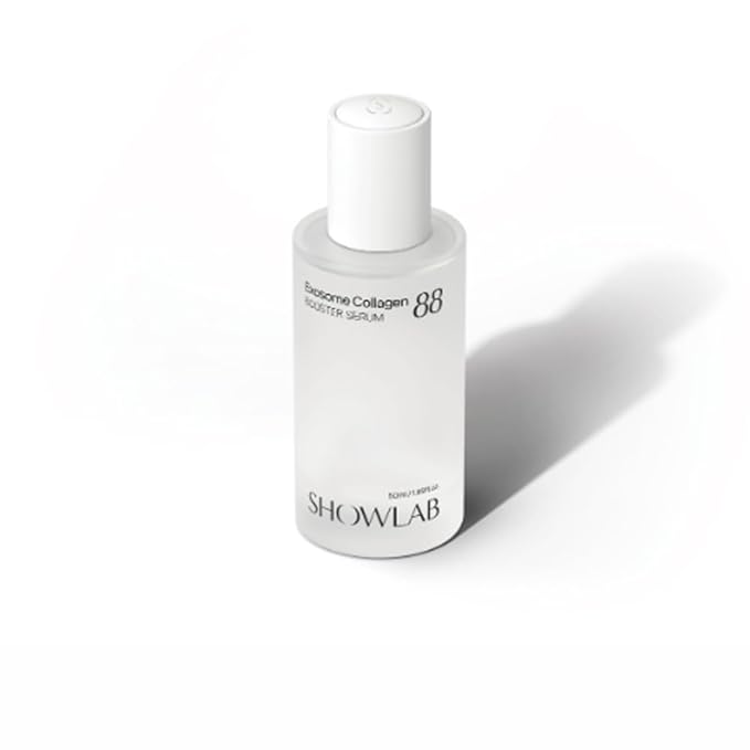 SHOWLAB Exosome Collagen 88 Booster Serum - Korean Face with 88% Collagen Extract, 9 Peptides, Hyaluronic Acid, Niacinamide - Anti-Aging Firming Serum for All Skin Types, 1 oz