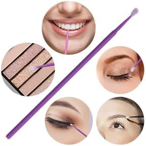 400PCS Disposable Micro Swabs for Eyelash Extension with Storage Box, 2.0mm Precision Head - Multi-Use for Makeup App/Correction, Jewelry & Computer Cleaning (Pink)