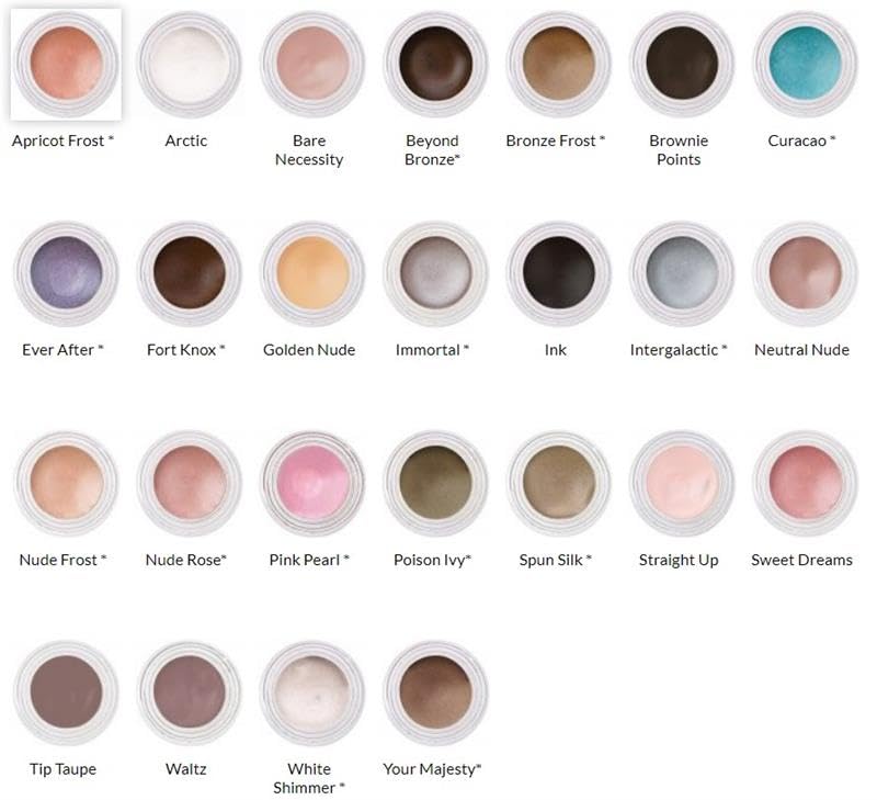 Jolie Waterproof Indelible Creme Eye Shadow 3g (White Shimmer)