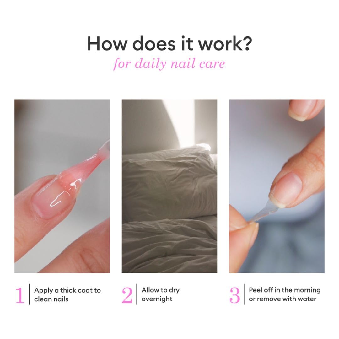 Manucurist SOS Nail Mask - Nail Care - Overnight Nail Mask - For Severely Damaged Nails - 80.5% natural plant based ingredients - 0.5 fl oz