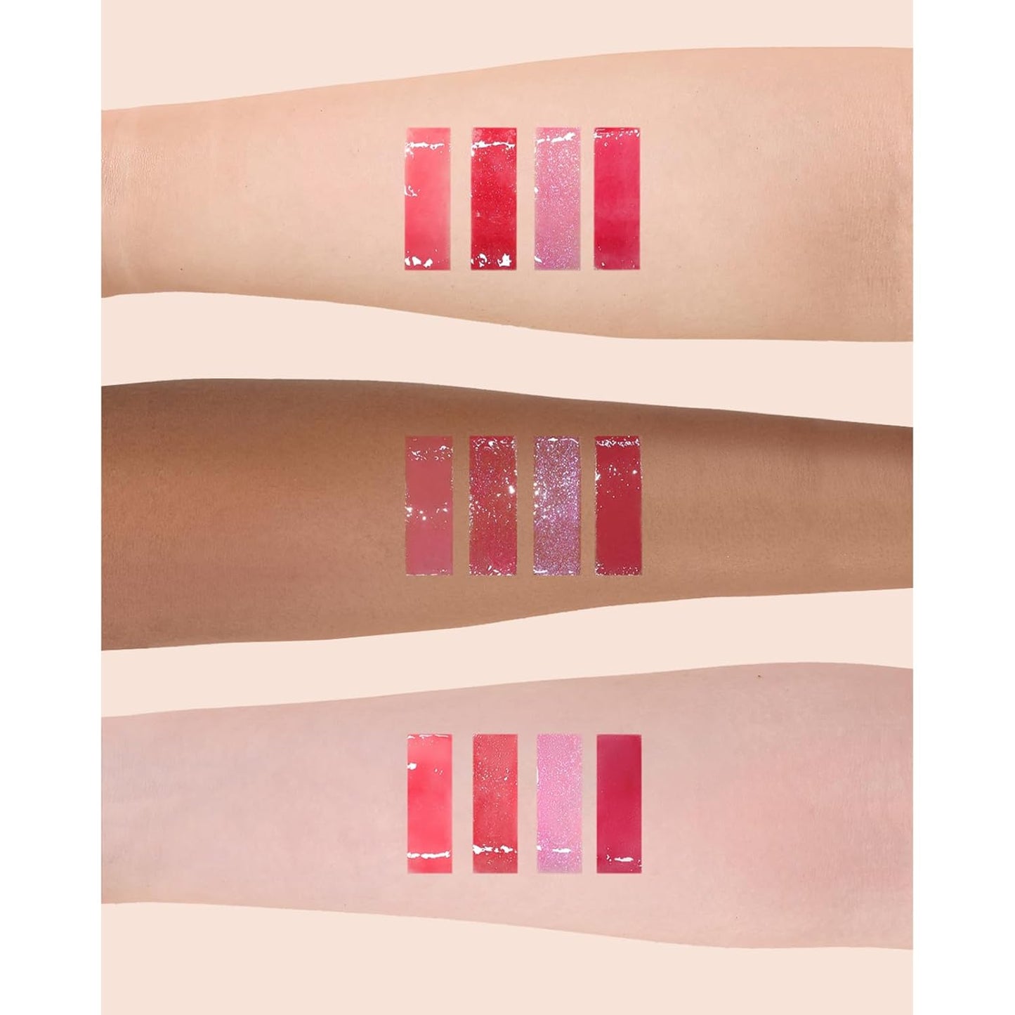 Flower Knows Violet Strawberry Rococo Glowy Lip Gloss,Moisturizing Shimmery Lip Oil,Hydrating Lip Plumper Makeup for Girls&Women,Vegan & Cruelty-Free,0.12 Fl Oz,1 Count(G01 Strawberry Macaron)