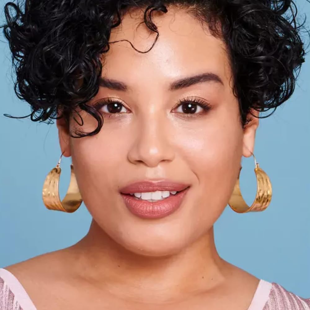 FLOWER BEAUTY By Drew Barrymore Get Real Serum Foundation - Hydrating + Lightweight Formula - Light to Medium + Buildable Coverage (Deep Golden)