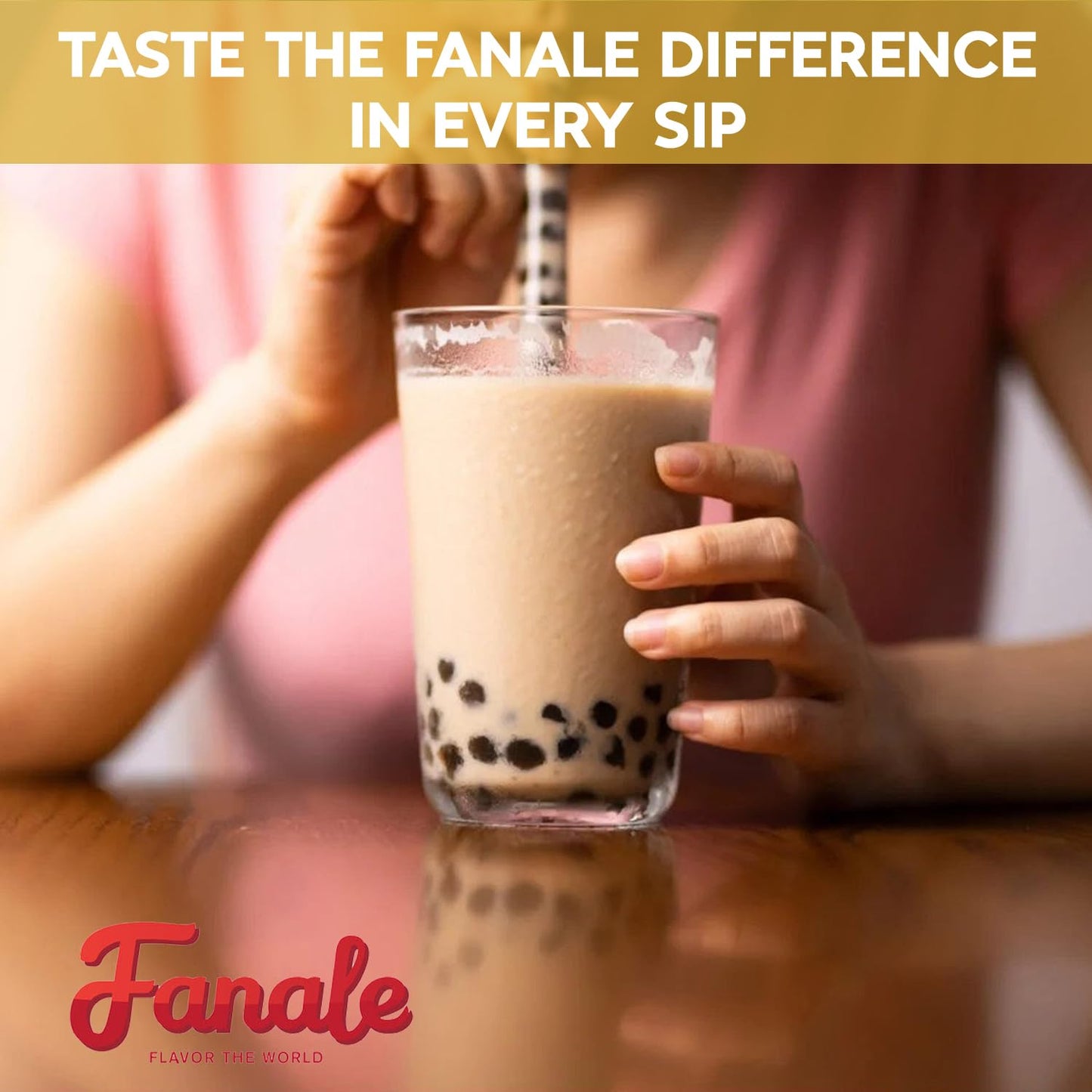 Fanale Premium Lavender Flavoring Powder for Boba Tea| Perfect for Baking, Smoothies, Desserts and Drinks | Instant Boba Bubble Tea Powder - 2.2 Pounds (Pack of 1)