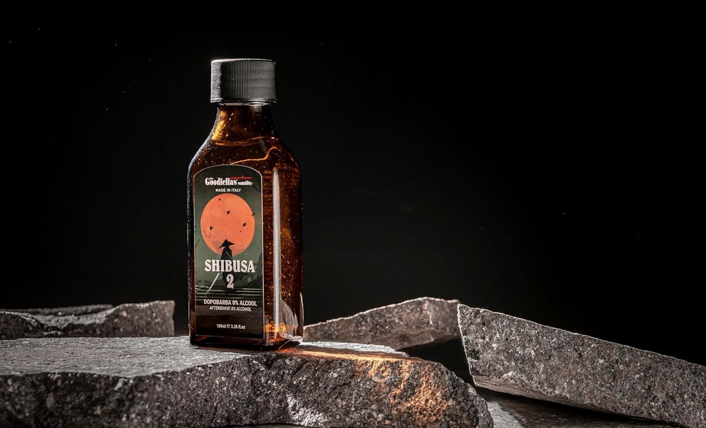 The Goodfellas' smile Alcohol-Free Soothing Aftershave Splash/Tonic, Made in Italy, 100 ml, 3.38 oz (Bergamot Orange, Musk & Cedar/SHIBUSA 2)