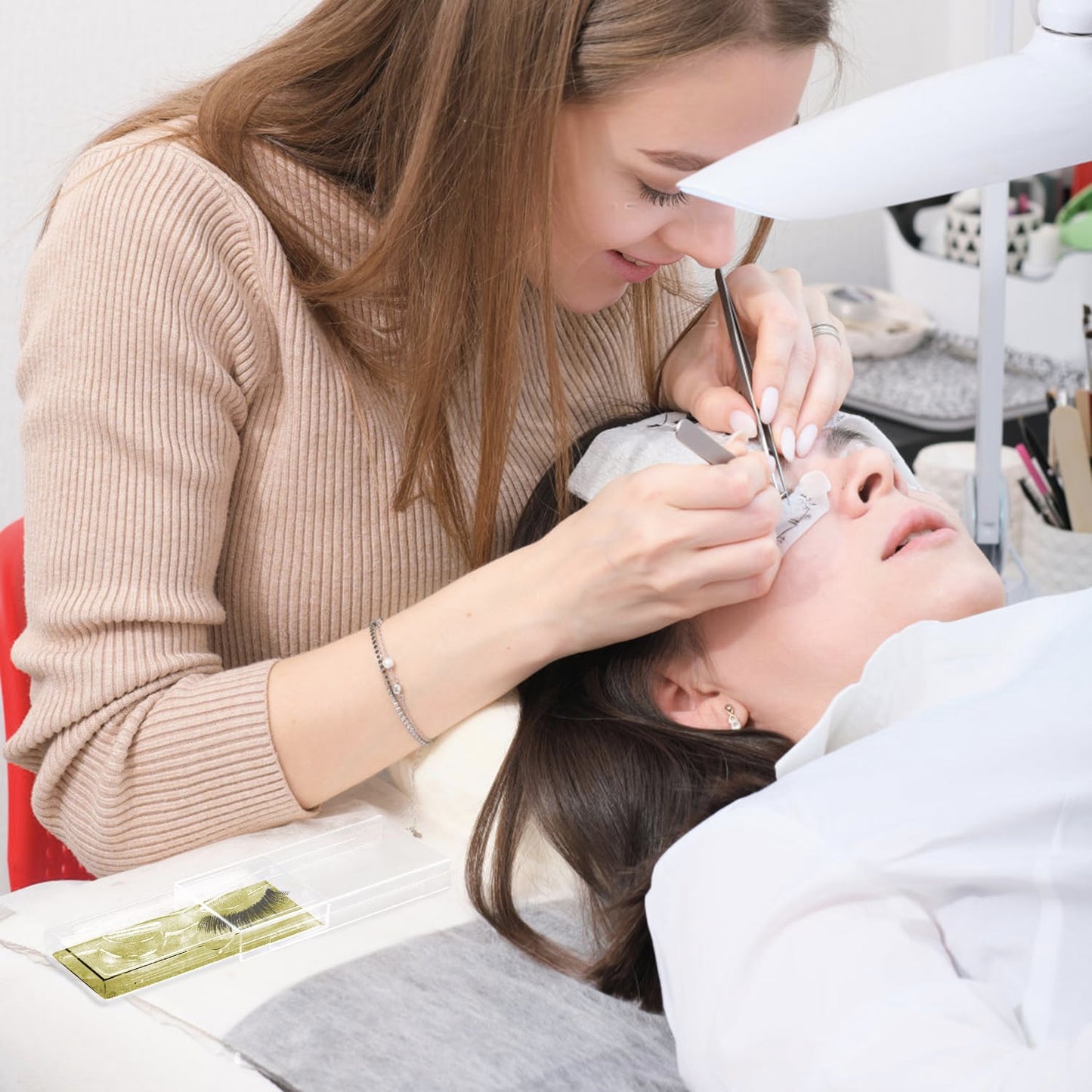 Gold Eyelash Cases - 30 Pack Customizable Lash Boxes, Bulk Lash Storage Containers with Premium Display Protection