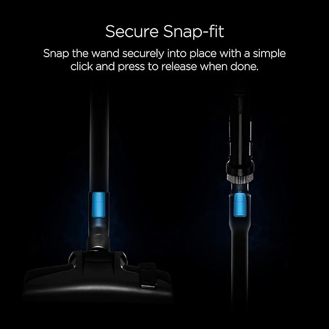 Eureka Bagless Canister Vacuum Cleaner, Lightweight Vac for Carpets and Hard Floors, Red, Whirlwind NEN110D