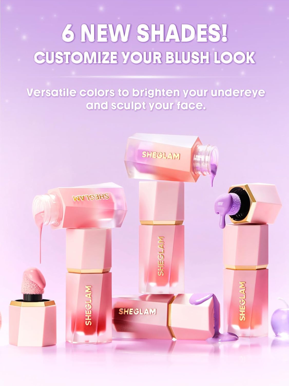 SHEGLAM Color Bloom Liquid Blush-Lilac Dream