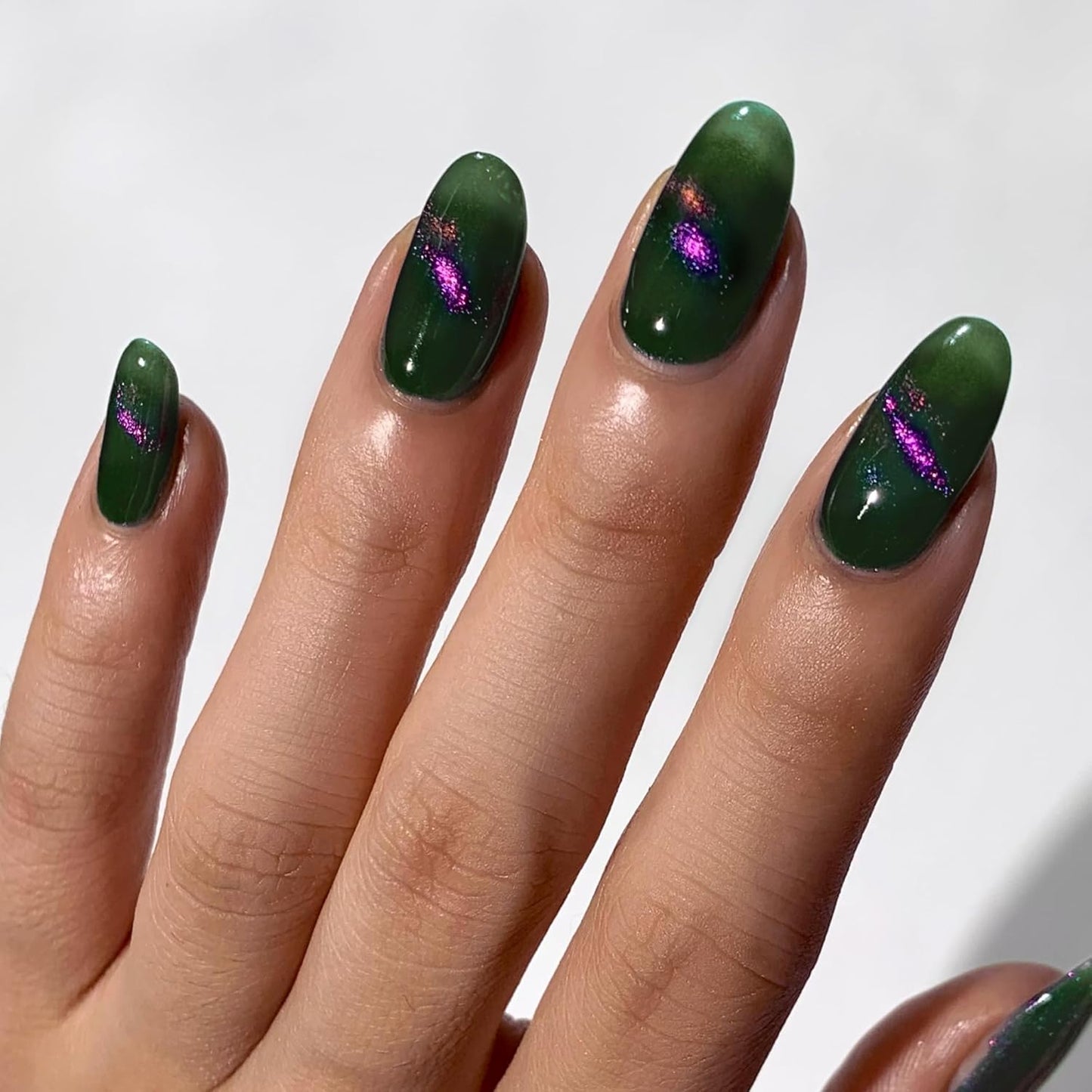 Cirque Colors Folie A Deux - Green Magnetic Nail Polish