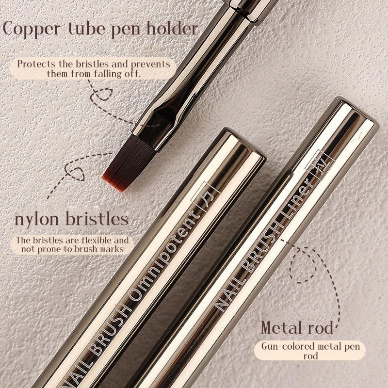 12pcs Nail Art Brushes, Nail Art Design Pen Painting Tools Professional Flower Brush Drawing Extension Gel Brush Liner Brush Ombre Painting Brush Carved Brush For Nail Art Design