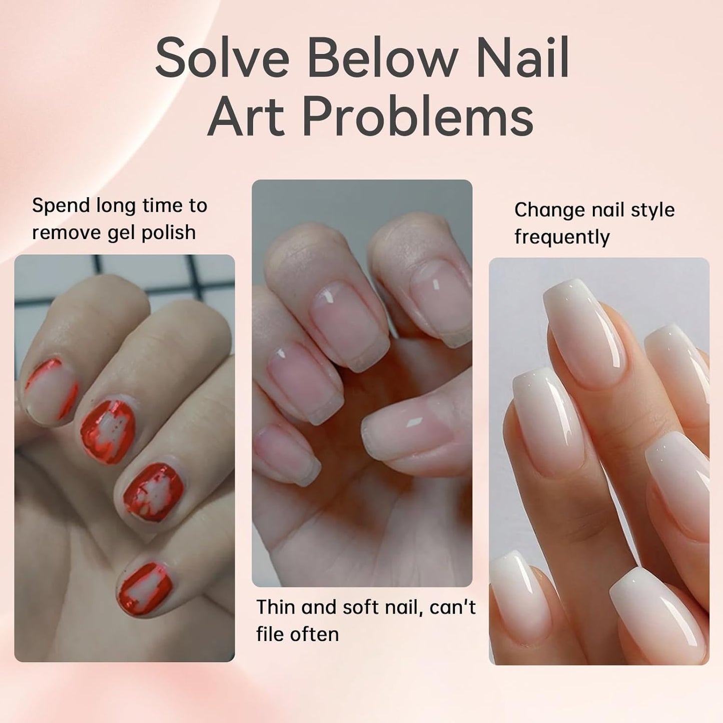 Born Pretty Peel Off Base Gel, Peelable Base Gel Coat for Gel Polish, Peelable Clear Foundation for Use with U V LED Nail Lamp, Nail Practice U V Nail Lamp Required Perfect for Beginners 15ML