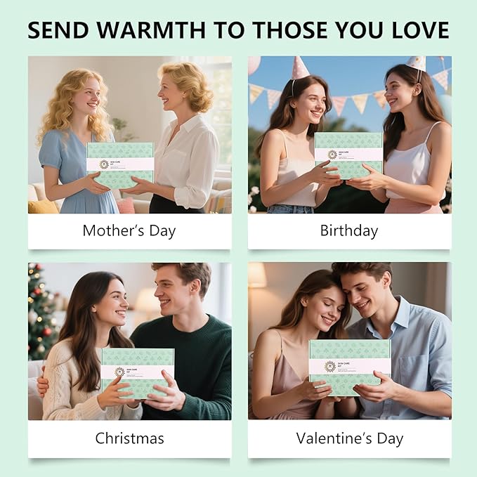 Tea Tree 23 Pcs Facial Skin Care Set, Bath and Body Gifts for Women & Men, Self-Care Relaxation Gifts, Home Spa, Sheet Mask, Gel Eye Mask, Gua Sha, Cream, Birthday, Christmas, Valentines, Mother Day