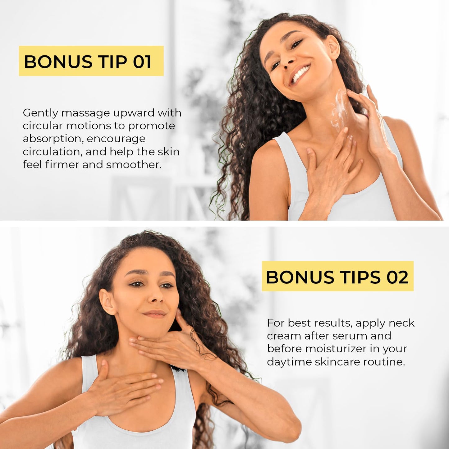 Neck Tightening Cream: Tighten and Lift Neck Cream For Tightening and Firming, Fine lines, Loose & Sagging On Face, Decollete & Other Skin Areas - 3.4 Oz