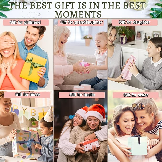 Gifts for Teenage Girls, Christmas Skincare Gift Tool Set for Teen Girls Ages 10 11 12 13 14 15 16 18,Tween Girl Gift Basket Stuffers,Daughter,Girlfriend Birthday Gift,Eye Mask,Jade Roller,Gua Sha