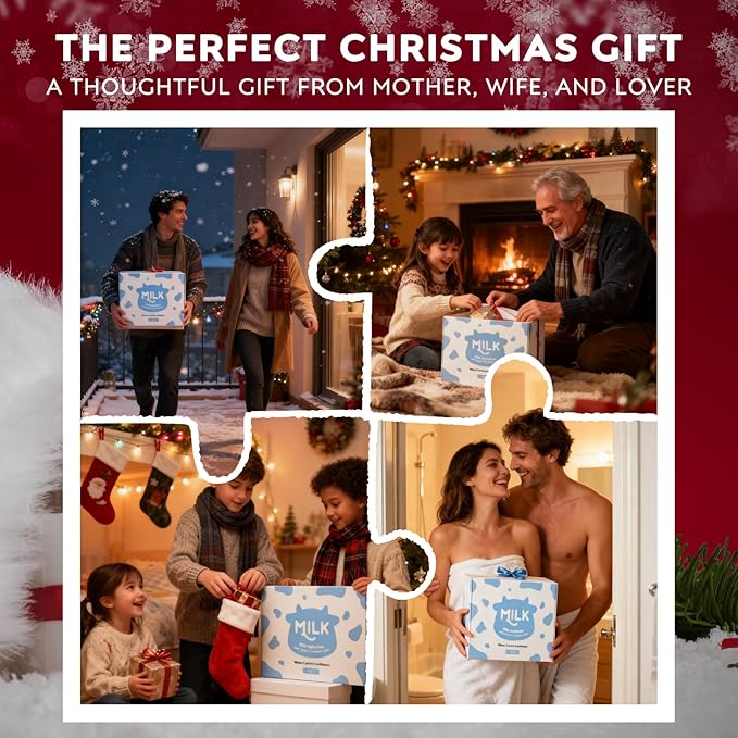 Milk Beauty Gift Set for Women/Girls - Skin Care for Kids Cleaning & Hydrating & Nourish Skincare for Teens 10-12 Ideal for Beginners - Christmas Gifts for Teenage (14Pcs-IN-Gift Box)