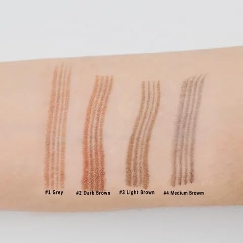 4 Tip Eyebrow Tattoo Pen (Dark Brown), Waterproof