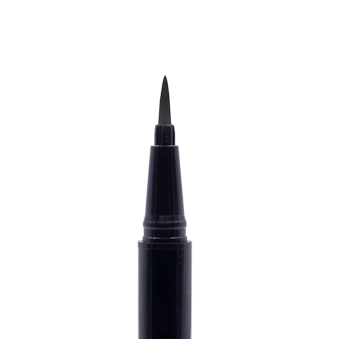 Arches and Halos Fine Bristle Tip Pen - Eyebrow Pencils for Women - Vegan Brow Pencil - Smudge-Proof, Buildable Formula - Charcoal - 0.02 oz