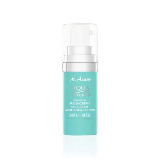 M. Asam Aqua Intense Eye Cream – Gentle Yet Effective Under Eye Cream with Hyaluronic Acid, targets fine lines & wrinkles, cushioning & smoothing effect, for all skin types, 1.01 Fl Oz