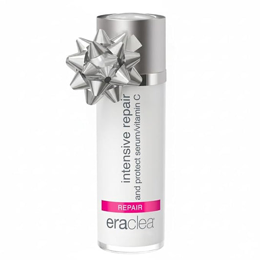 eraclea Intensive Repair & Protect Vitamin C Serum with Hyaluronic Acid, Argireline and Peptides, Anti-Aging Face Serum, Minimizes Wrinkles and Revitalizes Skin for All Skin Types (1 fl oz)