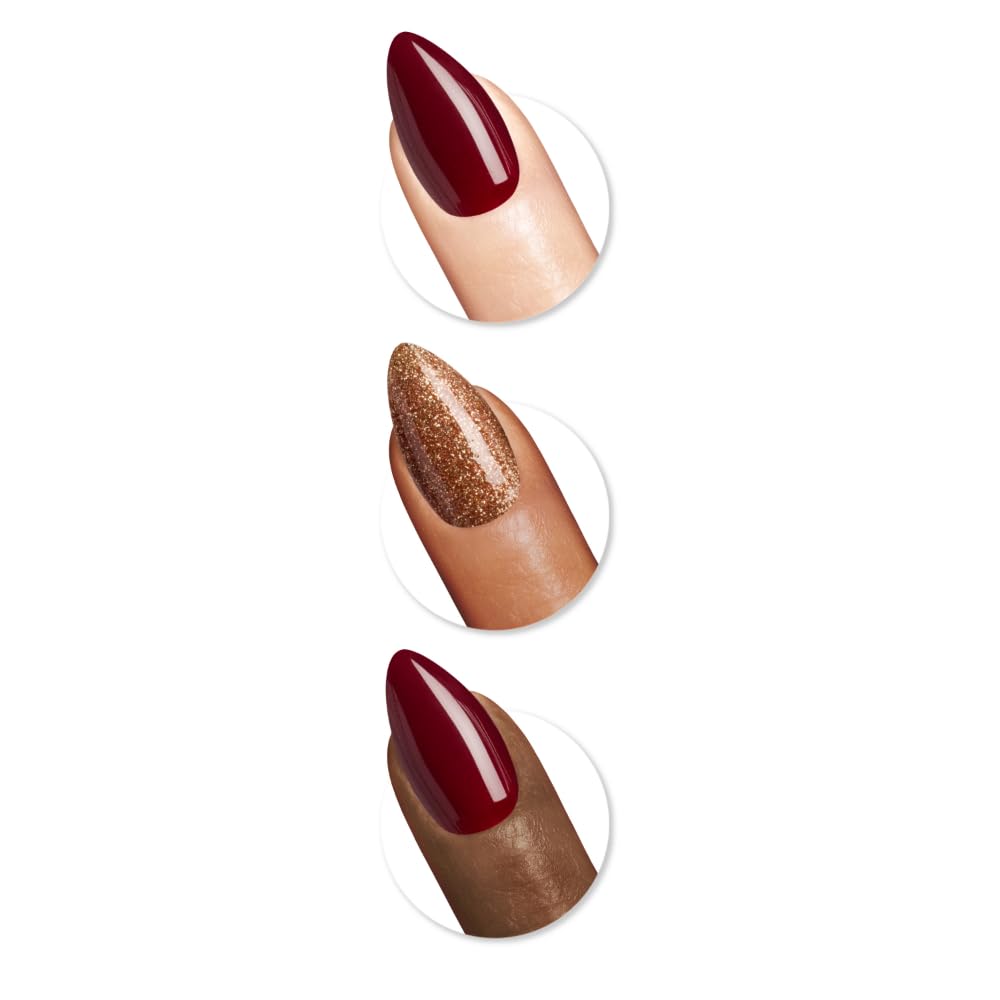 Sally Hansen Instant Cuticle Remover & Salon Effects Cinna-Snap Press On Nails