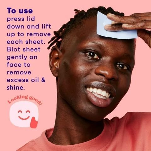 5Packs Oil Blotting Sheets for Face Soft Oil Control Film Blotting Papers for Face Remove Excess Shine Oil Absorbing Oil Blotting Sheets for Oily Skin Care,Beauty and Personal Care,Makeup and Tools