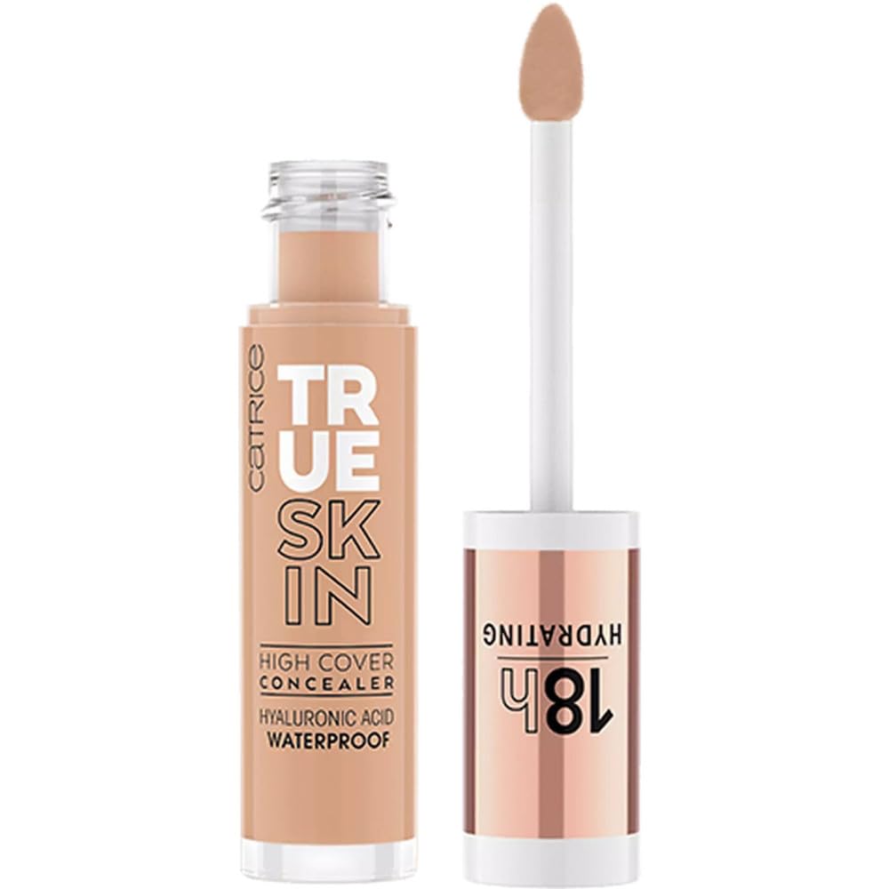 Catrice | True Skin High Cover Concealer (046 | Warm Toffee) | Waterproof & Lightweight for Soft Matte Look | With Hyaluronic Acid & Lasts Up to 18 Hours | Vegan, Cruelty Free