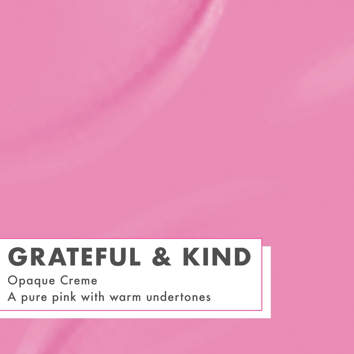 Olive & June Long Lasting Nail Polish | Gel-Like Finish No Lamp Needed | Lasts up to 10 days | Salon-Quality Color at Home | 15-Free Vegan Cruelty-Free Chip-Resistant Shine | Grateful & Kind Pure Pink