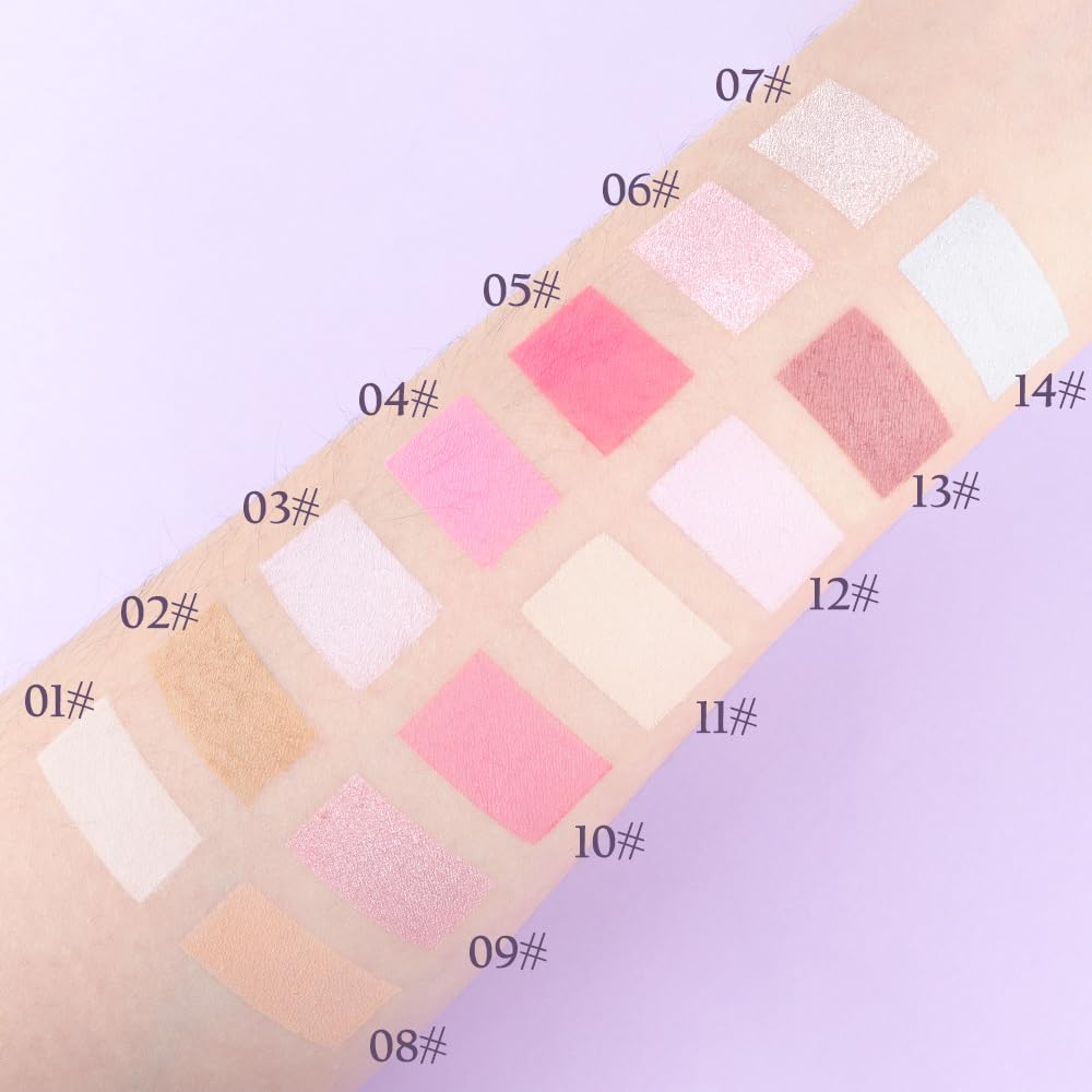 Monochrome Matte Eyeshadow Makeup Palette,Highly Pigmented Grapefruit Color Eyeshadow Palette,Matte Pressed Powder Eye shadow Makeup,Single Vegan Eye Shadow,Daily Evening Women Girls Eyeshadow Gift10#