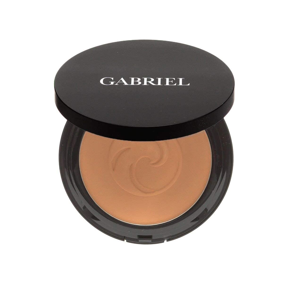 Gabriel Cosmetics Deep Beige Pressed Mineral Powder Foundation, 12 oz