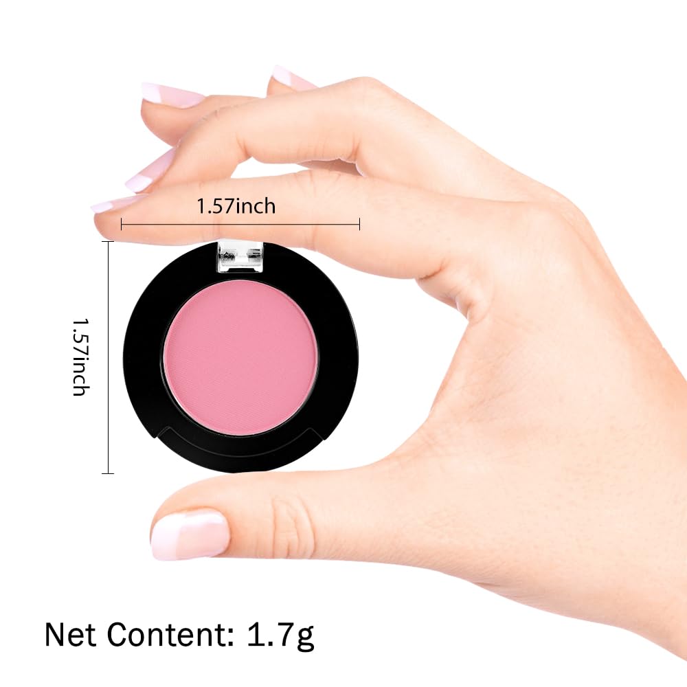 Monochrome Matte Eyeshadow Makeup Palette,Highly Pigmented Grapefruit Color Eyeshadow Palette,Matte Pressed Powder Eye shadow Makeup,Single Vegan Eye Shadow,Daily Evening Women Girls Eyeshadow Gift10#