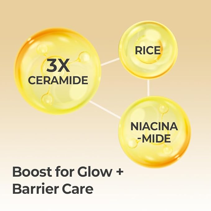 FARMSKIN Riceramide Glow Serum Pad - Revitalizing & Moisturizing Face Serum Cotton Rounds with 3x Ceramide, Rice Filterate & Niacinamide - Korean Skin Care for Uneven Skin Tone (60 Sheets, 3.71 fl oz)