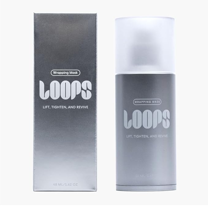 LOOPS Wrapping Mask - Lifts and Firms Skin - Collagen Face Masks -Skin Tightening Facial - Collagen Night Wrapping - Collagen's Mask's Overnight - Overnight Face Mask -Gifts for Women
