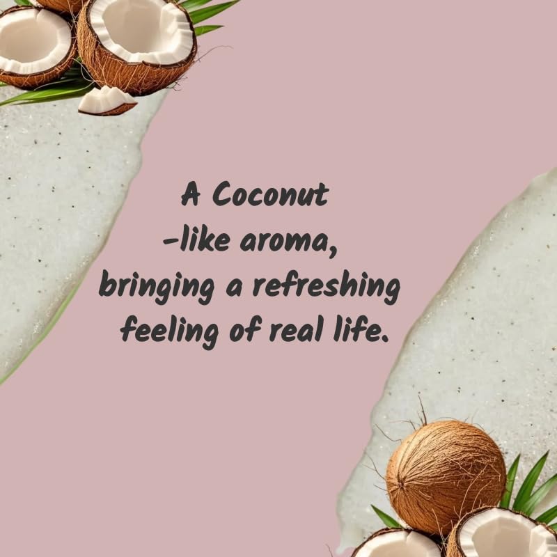 Coconut Body Scrub Gift Set - 35 Packets & 2 Pcs Exfoliating Gloves,Exfoliating & Moisturizing Sugar Scrub for Face & Body, Self Care Gifts for Women