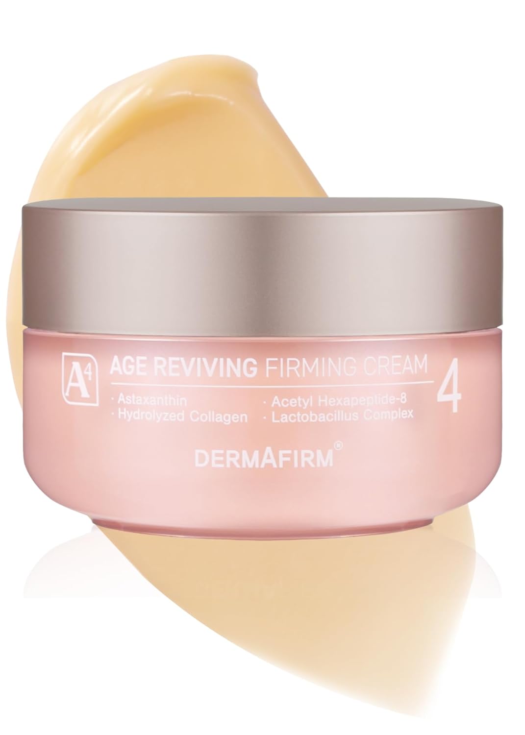 Dermafirm Age Reviving Firming Cream Facial Moisturizer A4 | Hydrating Face Moisturizer for Pore Firming & Skin Elasticity w/Collagen, Astasome & Peptide | No Animal Trials No Paraben 1.69 fl oz