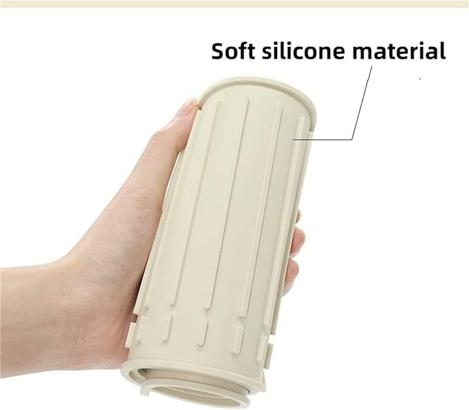 Big Size Kitchen Sink Splash Guard, 24in Faucet Mat Splash Catcher, Handle Drip Catcher Tray, Multipurpose for Kitchen Dish Drying Mats Sponge Holder (cream)