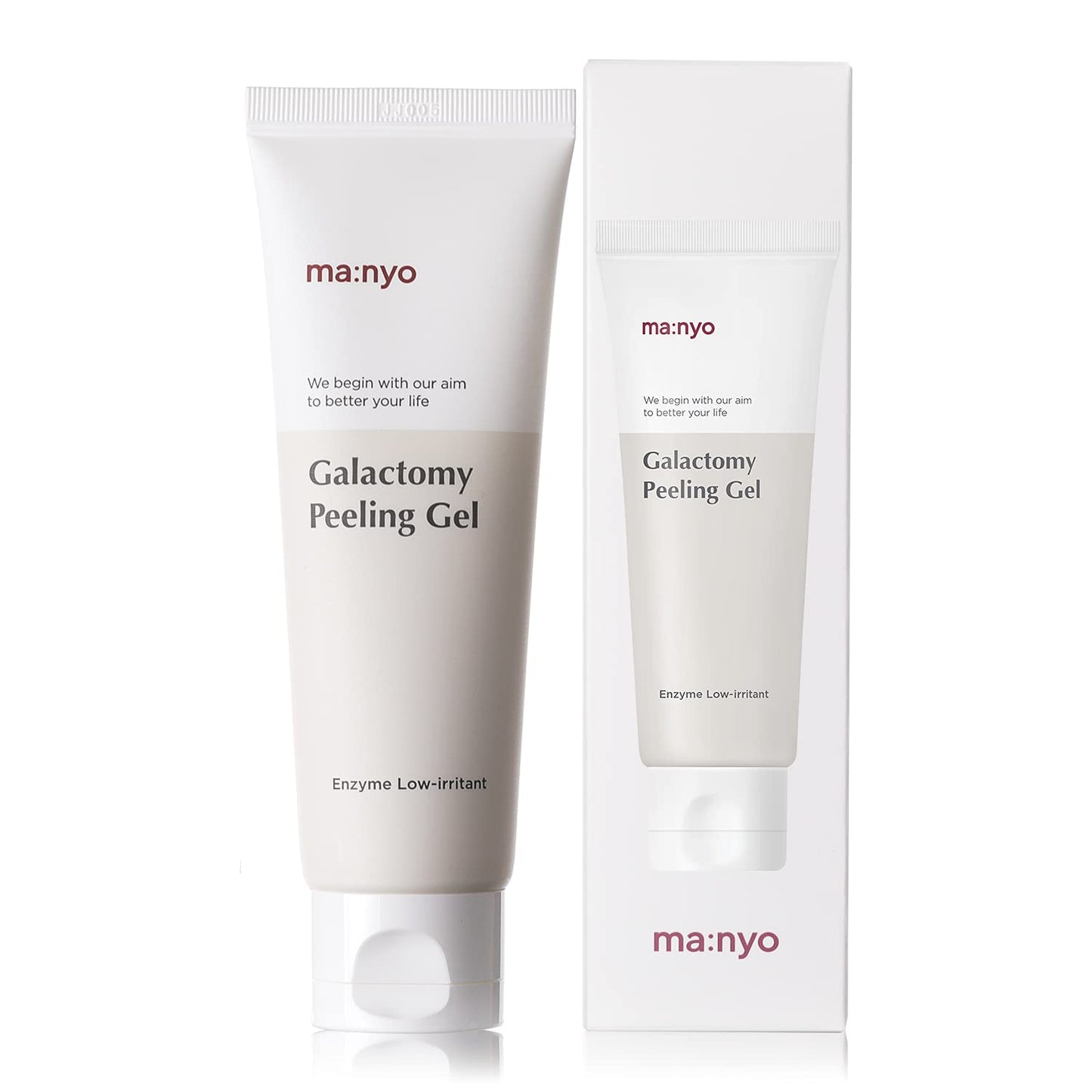 ma:nyo Galactomy Enzyme Peeling Gel | Gentle Exfoliator for Smooth & Radiant Skin | Removes Dead Skin & Impurities | Suitable for All Skin Types,Korean Skincare | 2.5fl oz (75ml)