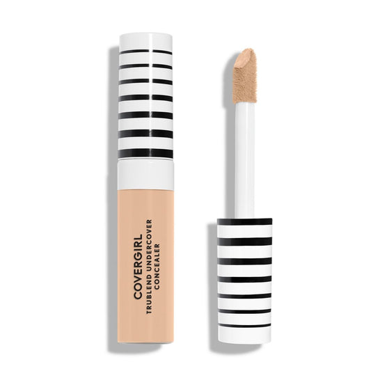 COVERGIRL TruBlend Undercover Full Coverage Concealer, Brighten & Blur, 0.33 Oz ,Concealer Makeup, Full Coverage Concealer, Under Eye Concealer, Concealer for Dark Circles, 100% Vegan, Cruelty Free
