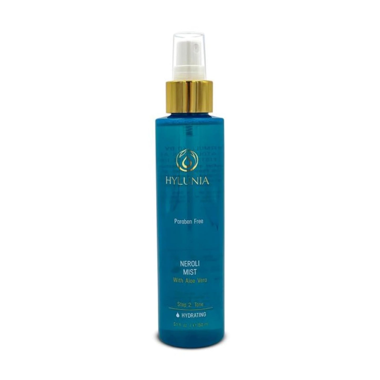 Hylunia Neroli Mist - instant moisturizing spray - Colloidal Silver and Aloe Vera - for younger fresher looking skin - all natural toner