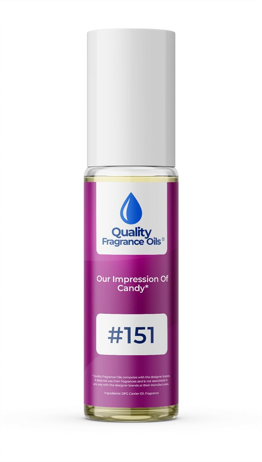 Quality Fragrance Oils' Pr. Candy for Women Impression #151 | Long-Lasting Perfume Oil, Alcohol-Free, Strong Scent, 10ml Roll-On | Affordable Alternative to Designer Fragrances