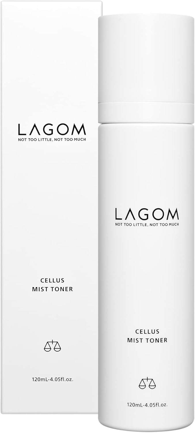 LAGOM Cellus Mist Toner, Face Moisturizer, Skin Barrier Strenghtening Hydration Spray, pH Protection, Alcohol-Free, Zero-Irritation for Sensitive Skin 4.05 Fl Oz