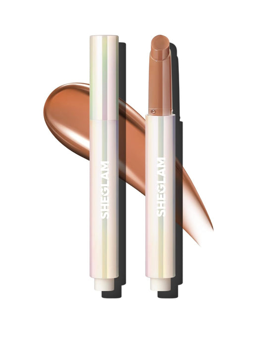 SHEGLAM PoutPerfect Moisturizing Solid Lip Gloss Non Sticky Lipstick with Coconut Oil - Walk on the Beach