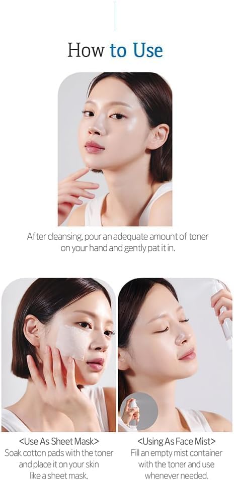 ETUDE SoonJung pH5.5 Relief Toner, Toner for Face, Hydrating Toner for Sensitive Skin, Vegan Face Toner, Panthenol, Madecassoside, Moisturizer, Korean Skin Care, Korean Toner, Beauty (6.76 Fl Oz)