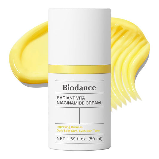 BIODANCE Radiant Vita Niacinamide Cream, Brightening, Dark Spot Correcting Facial Moisturizer, Korean Skincare | 1.69 fl.oz, 50ml