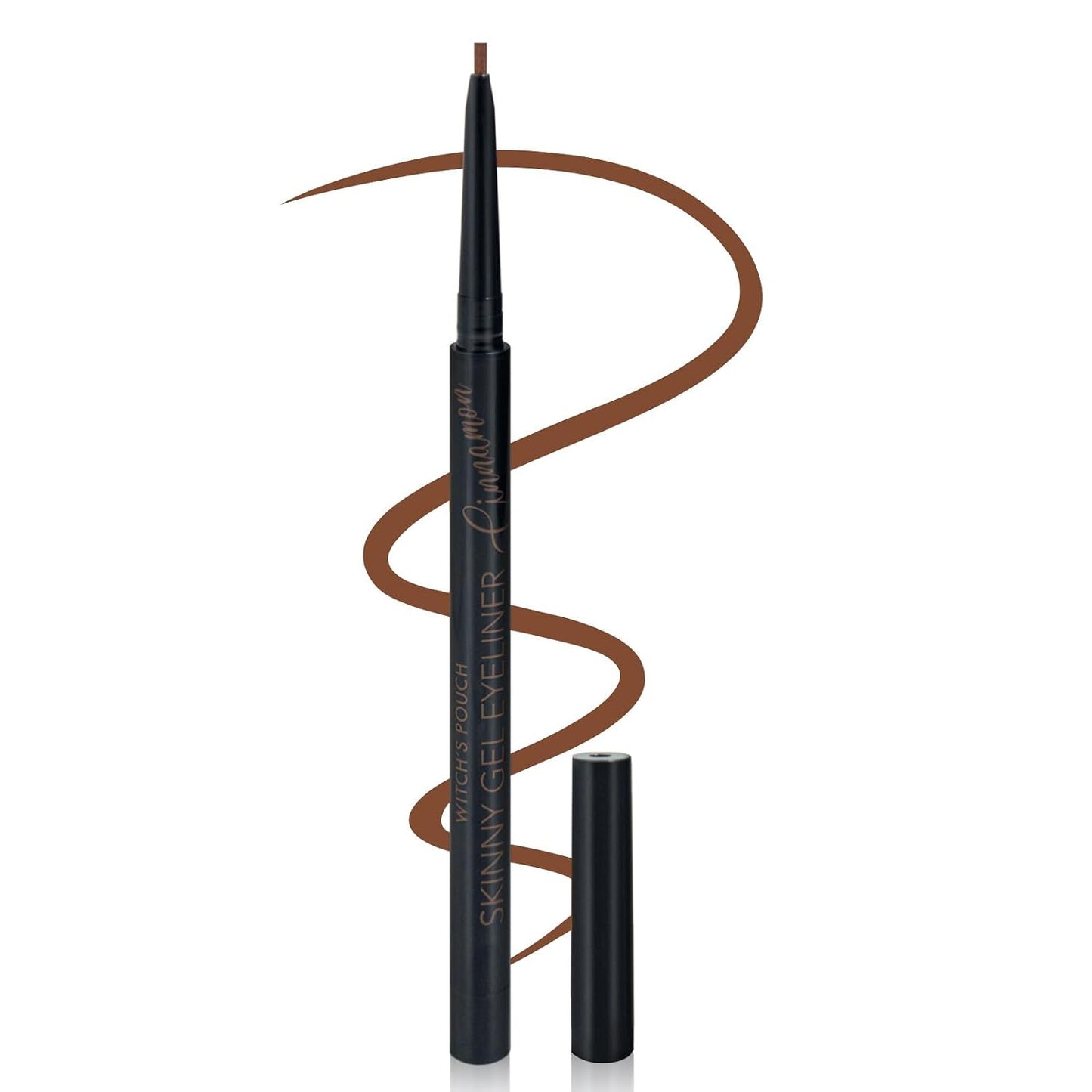 Witch's Pouch Gel Eyeliner Pencil Waterproof Smudge Proof, Long-Lasting Eye Liner, High-Intensity Colored Waterproof Eyeliner, Ultra-Smooth Korean Eye Pencil Eye Makeup (04 Cinnamon)
