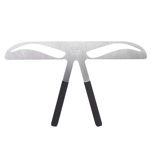 Brrnoo 4-in-1 Eyebrow Measuring Tool Shaping Stencil, Adjustable Ruler for Permanent Makeup Measurement Design Template