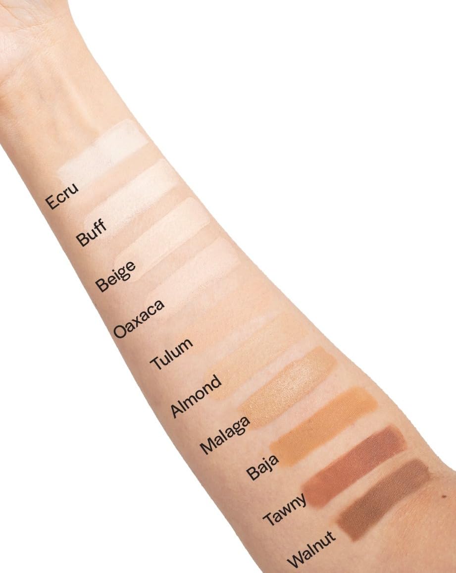 Completely Covered Creme Concealer (Walnut) By AU NATURALE COSMETICS | Weightless, Creaseless Perfection | Vegan, Gluten-Free | Ethically Crafted with Meadowfoam Seed Oil for Full-spectrum of Color