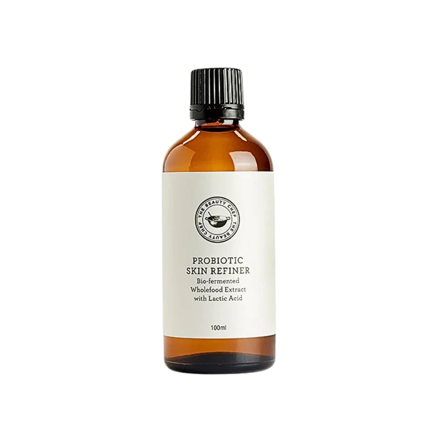 The Beauty Chef Probiotic Skin Refiner, Bio-Fermented Exfoliating Toner for Smooth & Radiant Skin, Hydrating & Nourishing Formula with Probiotics & Lactic Acid, 3.38 fl. oz / 100mL