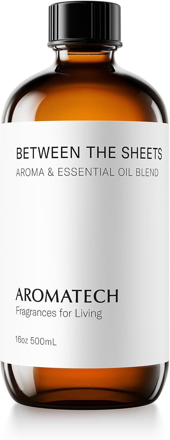 AromaTech Between The Sheets Premium Aroma Oil – Indulgent & Cozy Home Fragrance with Notes of Washed Linen, Hibiscus & Bergamot for Scent Diffusers, Cold-Air and UltraSonic Scent Machines – 500 mL