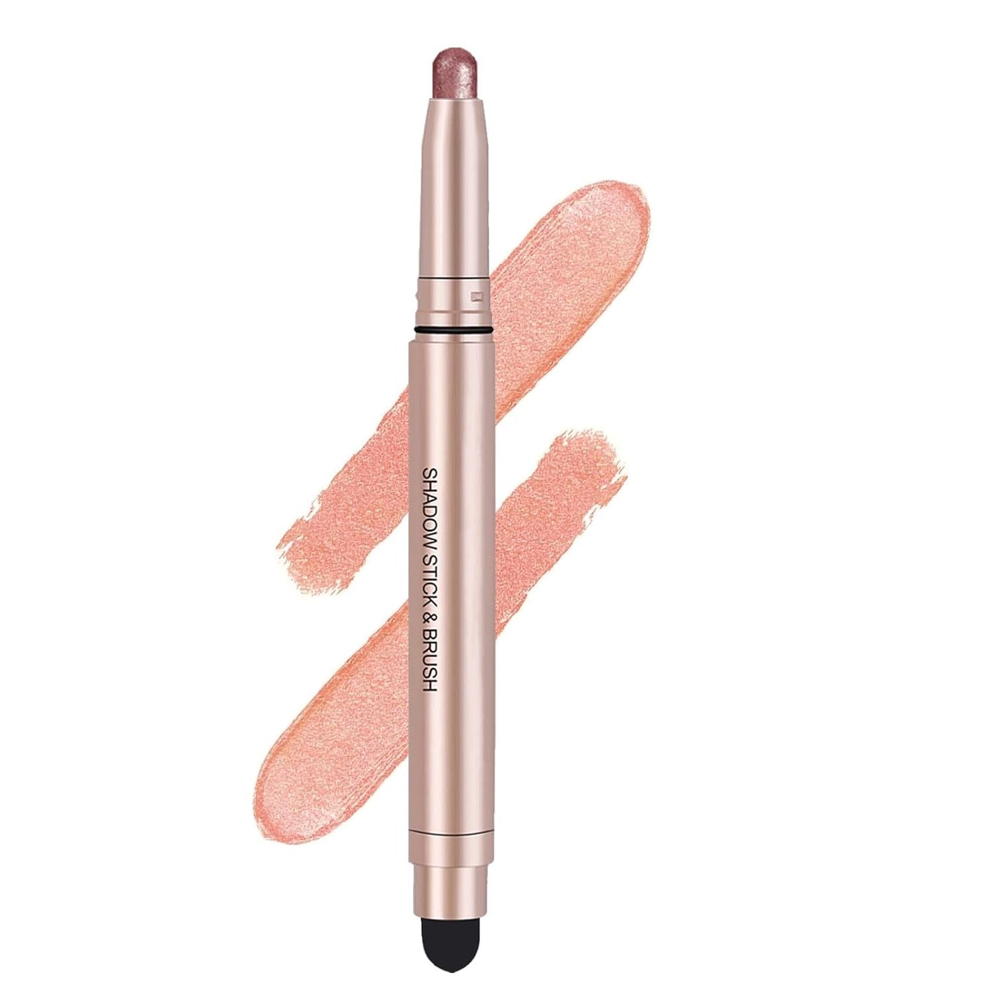 Eyeshadow Stick Rose Gold, Cream Shimmer Eyeshadow Pencil Makeup, High Pigment Long Lasting Waterproof Eye Shadow Pen, Hypoallergenic Eye Highlighter Stick Create Multi-Dimensional Eyes Look 05#