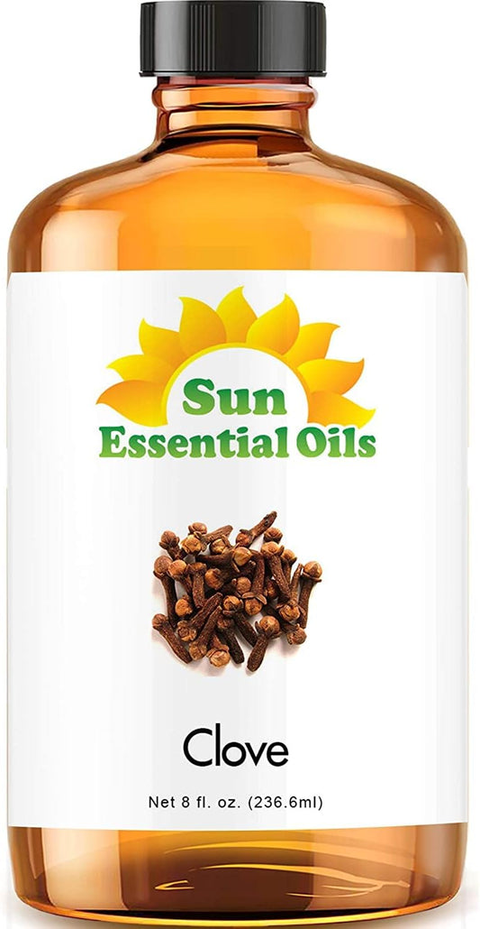 Sun Essential Oils Clove Essential Oil 8 oz – Aromatherapy Oil