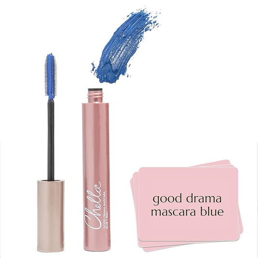 Chella Good Drama Vegan Mascara, 0.33 Fl. Oz (Blue)